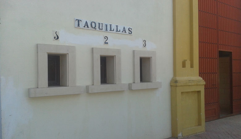 Taquillas de la Plaza de toros de Lucena